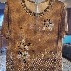 Beautiful Brown Blouse